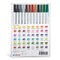 KINGART® Fine Line Color Ink Pens, Set of 48 Unique Colors, Tip Size 0.4 mm